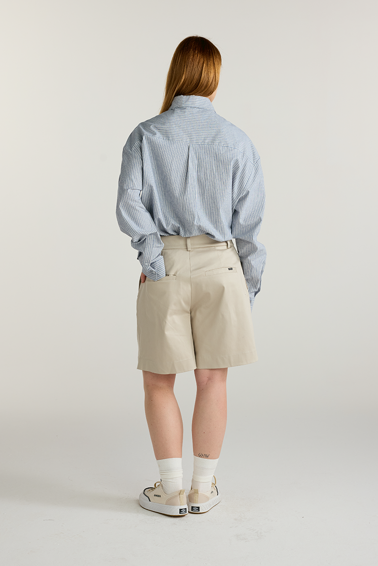 Standard Tailored Shorts - Beige