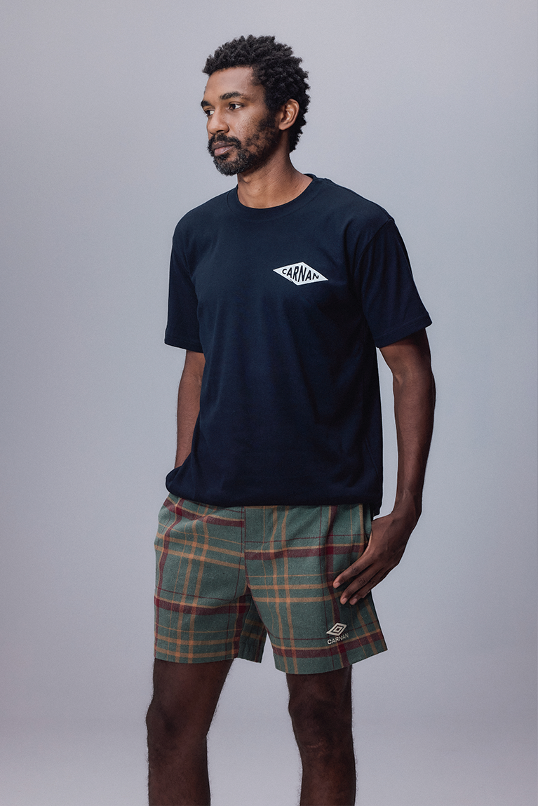 Carnan x Umbro Tackle T-Shirt - Black