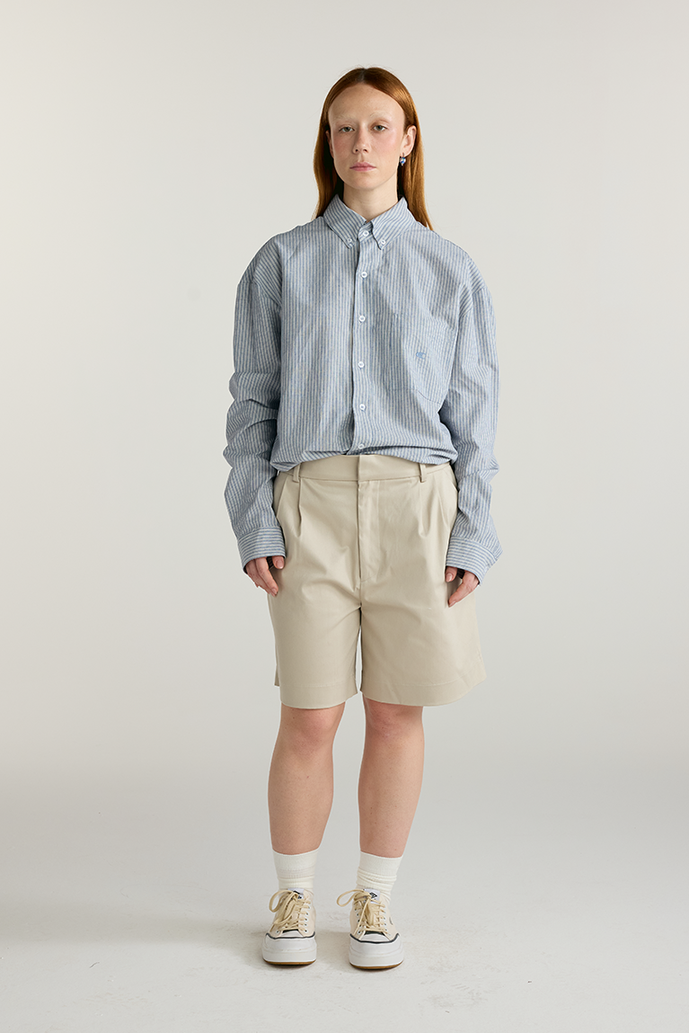 Standard Tailored Shorts - Beige