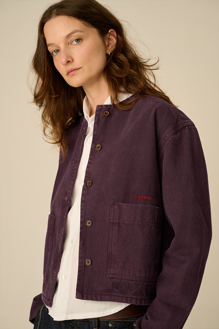 Purple Twill Jacket