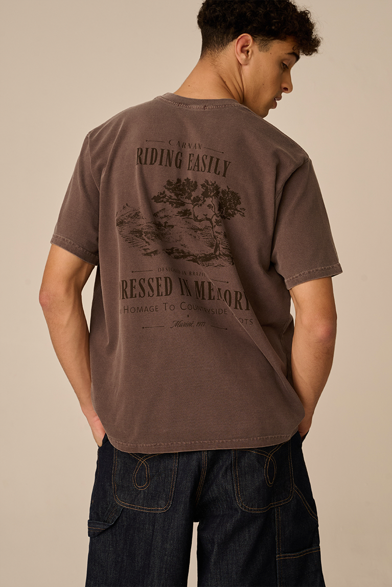 Countryside T-shirt - Brown - hover