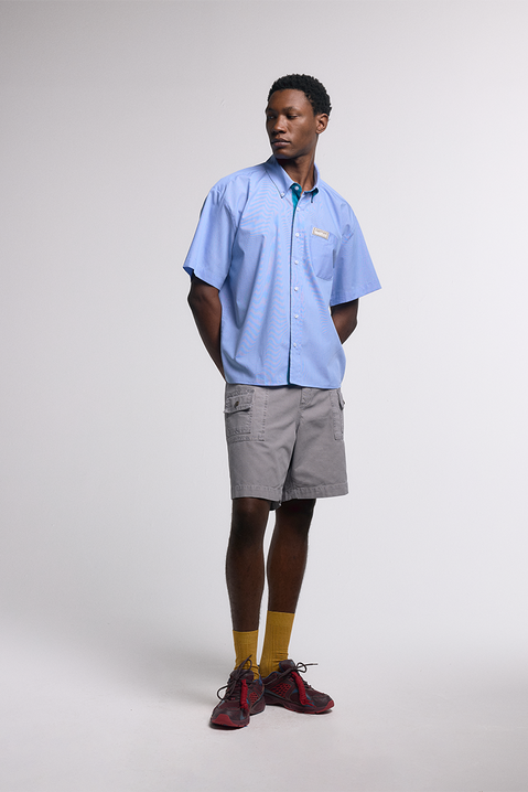 Short Sleeve Shirt - Blue - hover