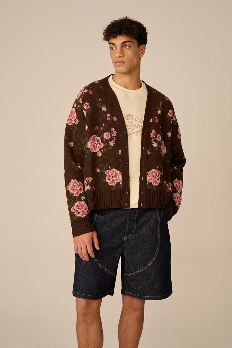 Floral Cardigan - hover