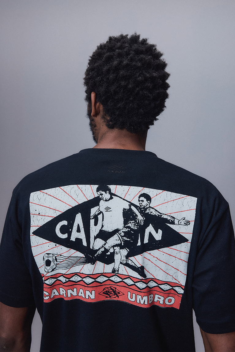 Carnan x Umbro Tackle T-Shirt - Black