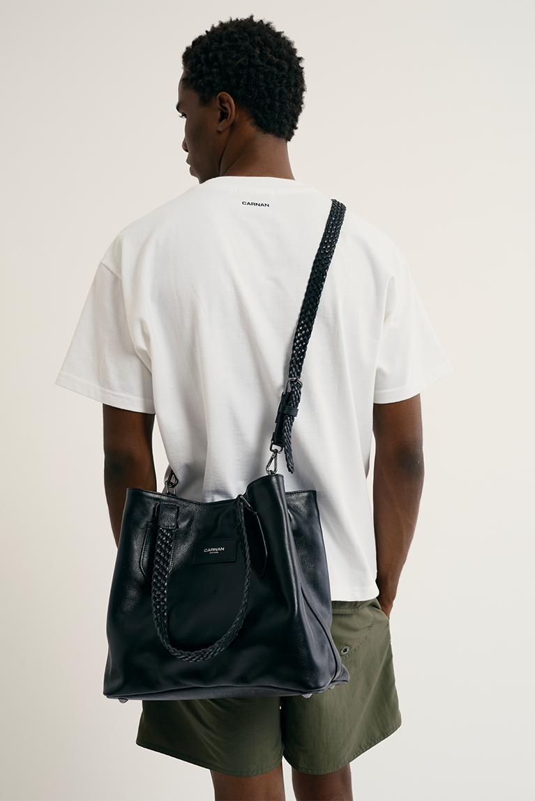 Braided Satchel Bag