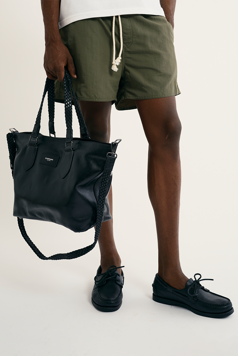 Braided Satchel Bag