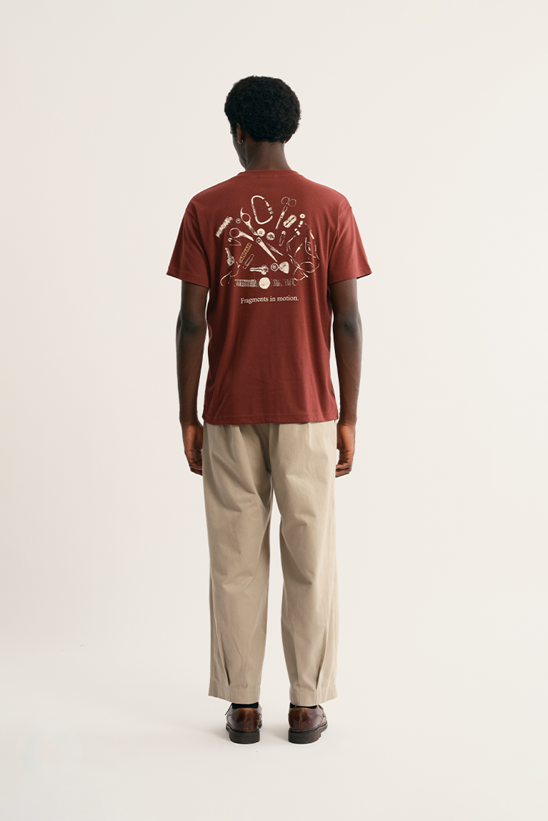Tools Heavy T-shirt - Burgundy