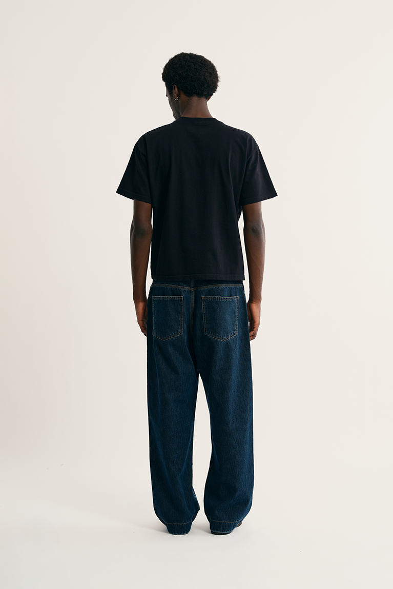 Barcode Boxy T-shirt - Black