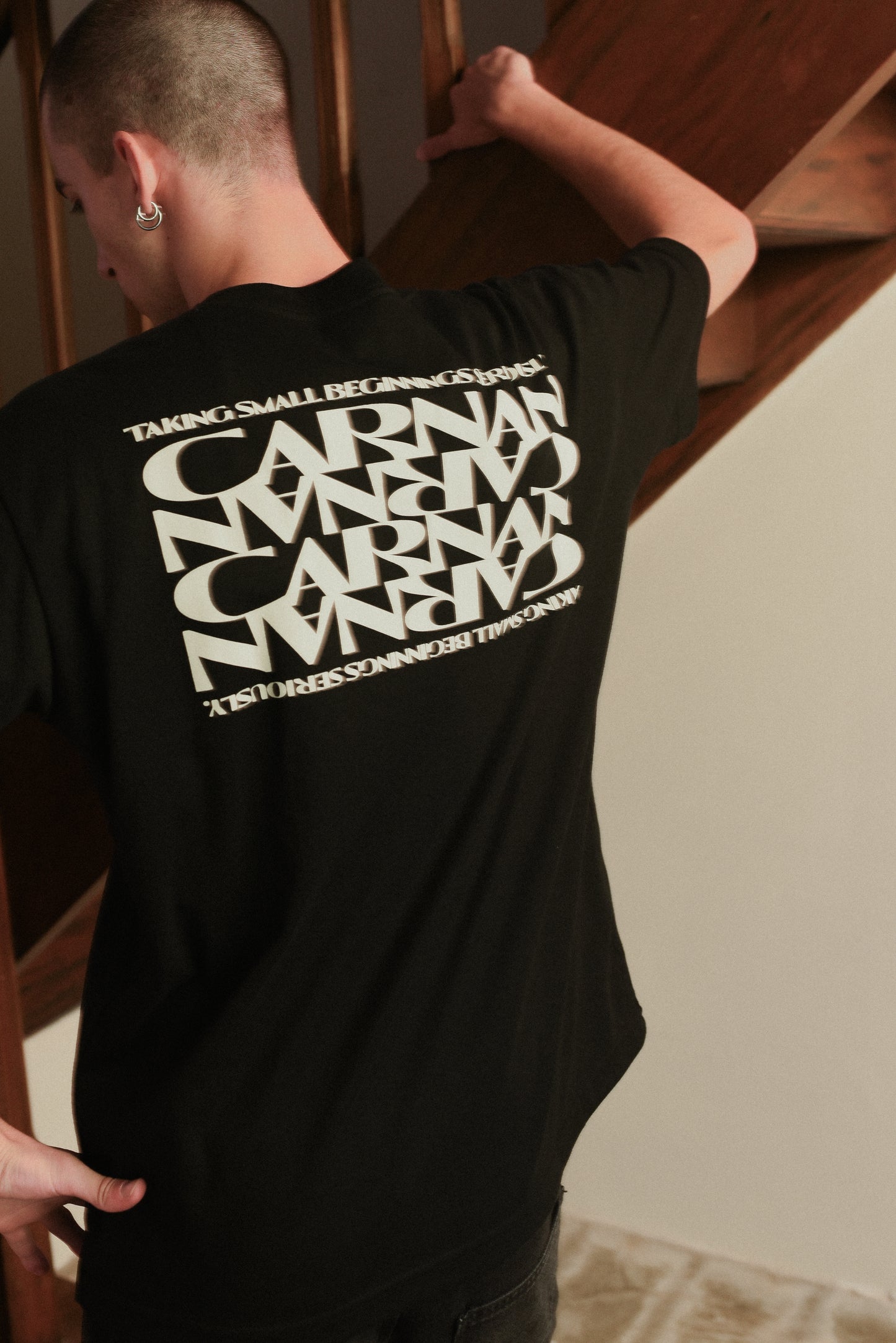Heavy T-Shirt Small Beginning - Black