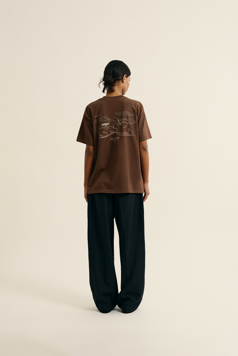 Chair T-shirt - Brown