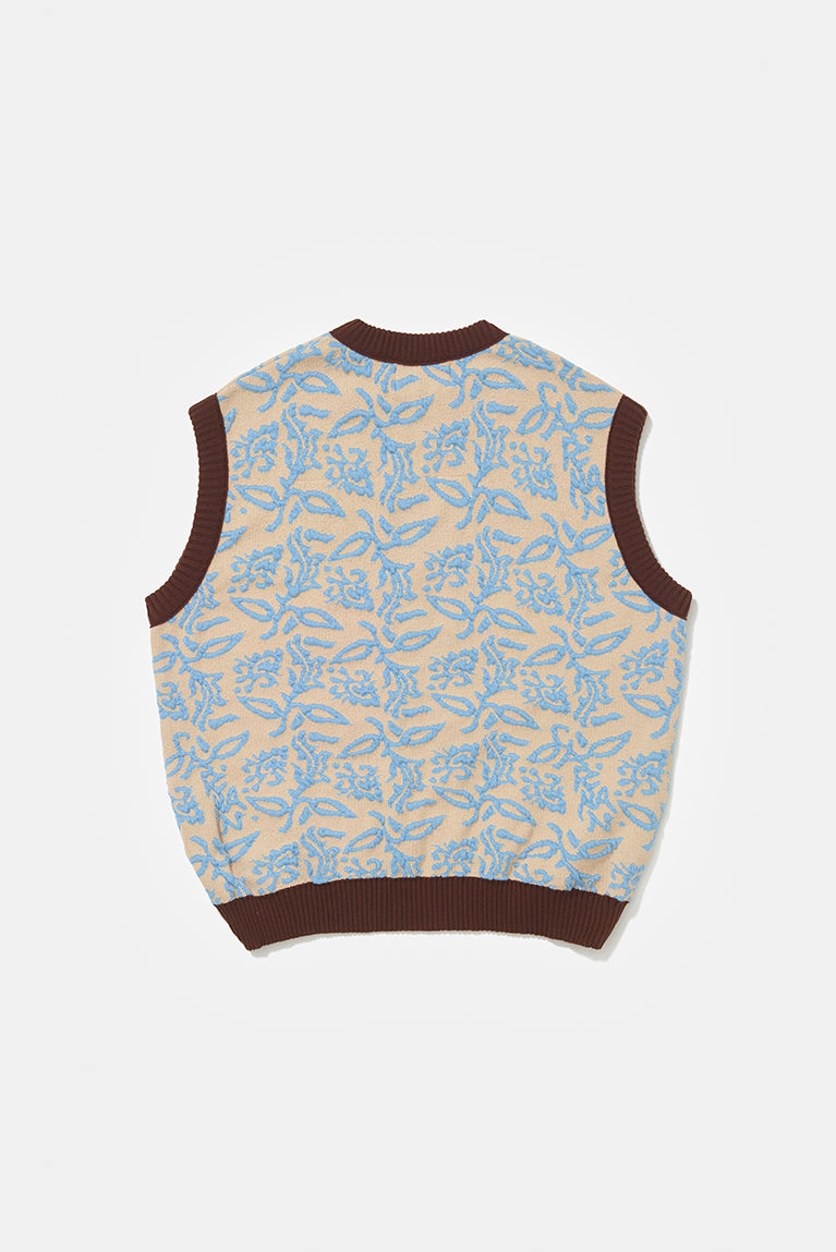 Carnan x CP Tapestry Vest - Cyan - hover