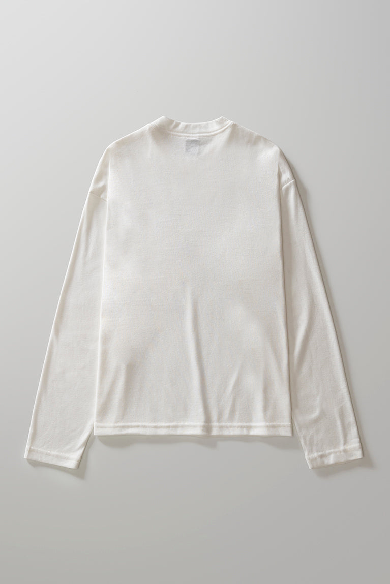 Boxy Long Sleeve T-shirt - Off