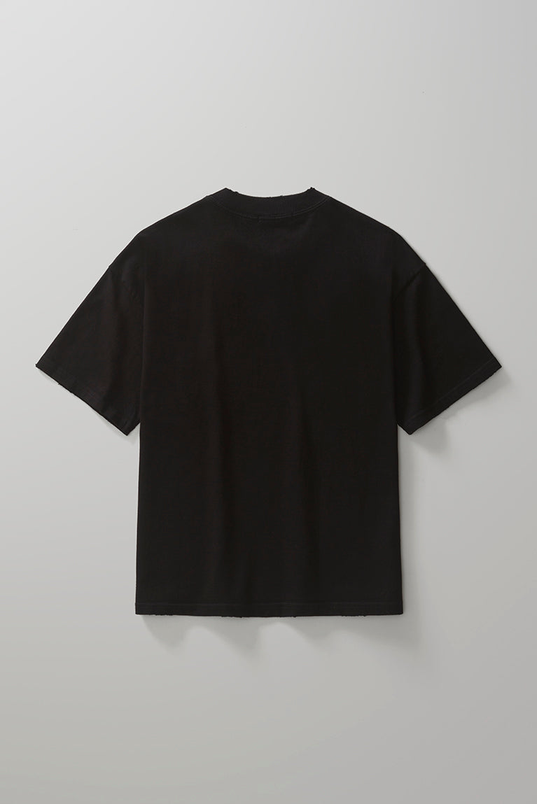 Barcode Boxy T-shirt - Black