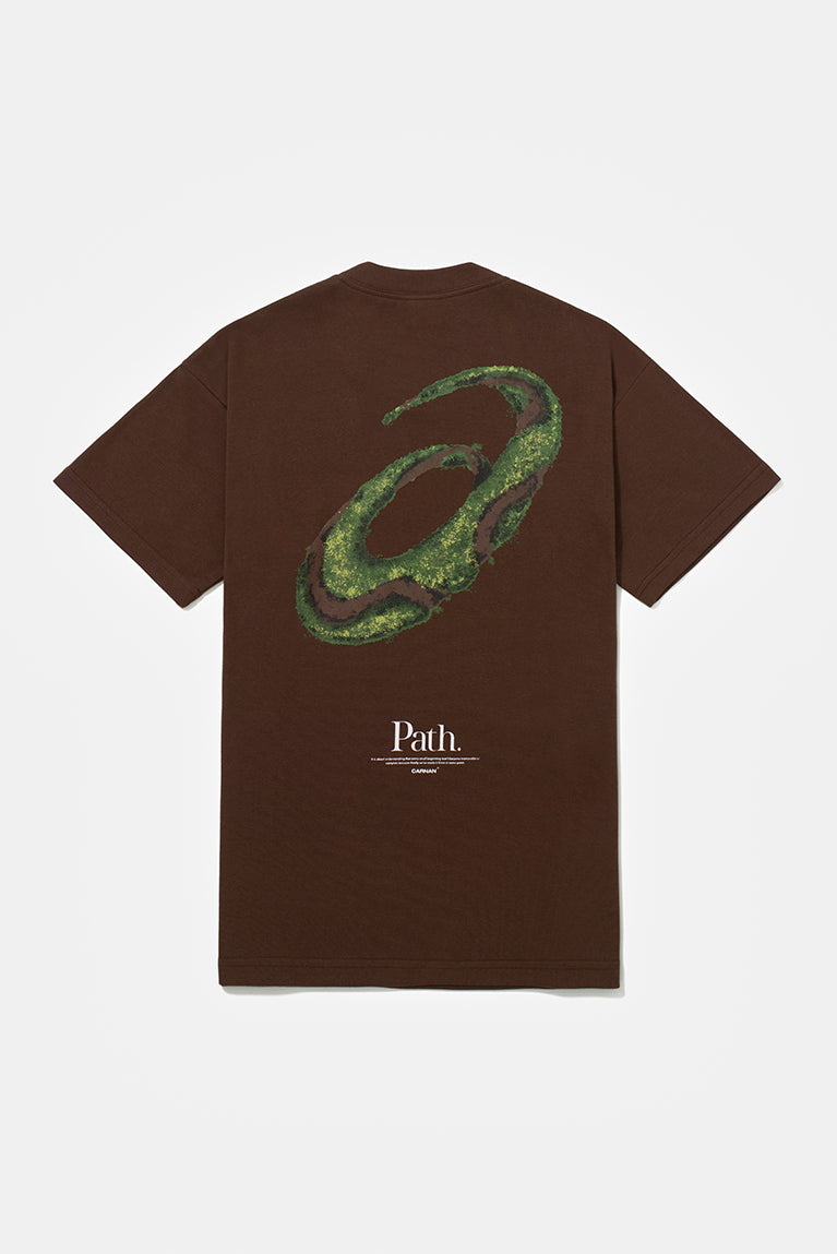 Carnan x Asics Path Heavy T-shirt - Brown