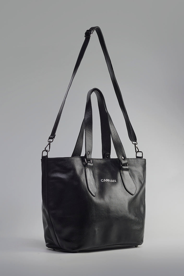 Satchel Bag - Black - hover