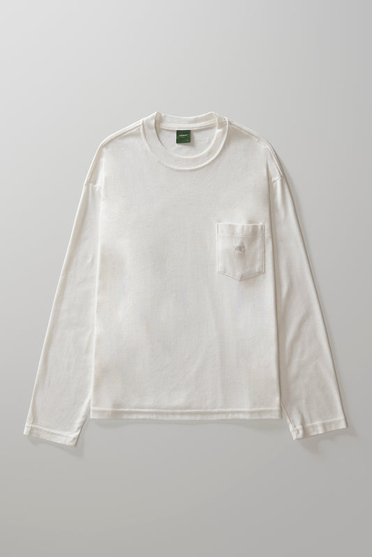 Boxy Long Sleeve T-shirt - Off