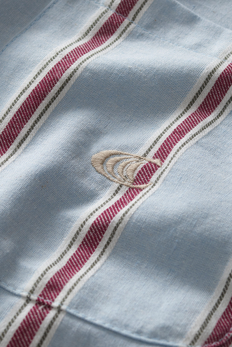 Burgundy Striped Shirt