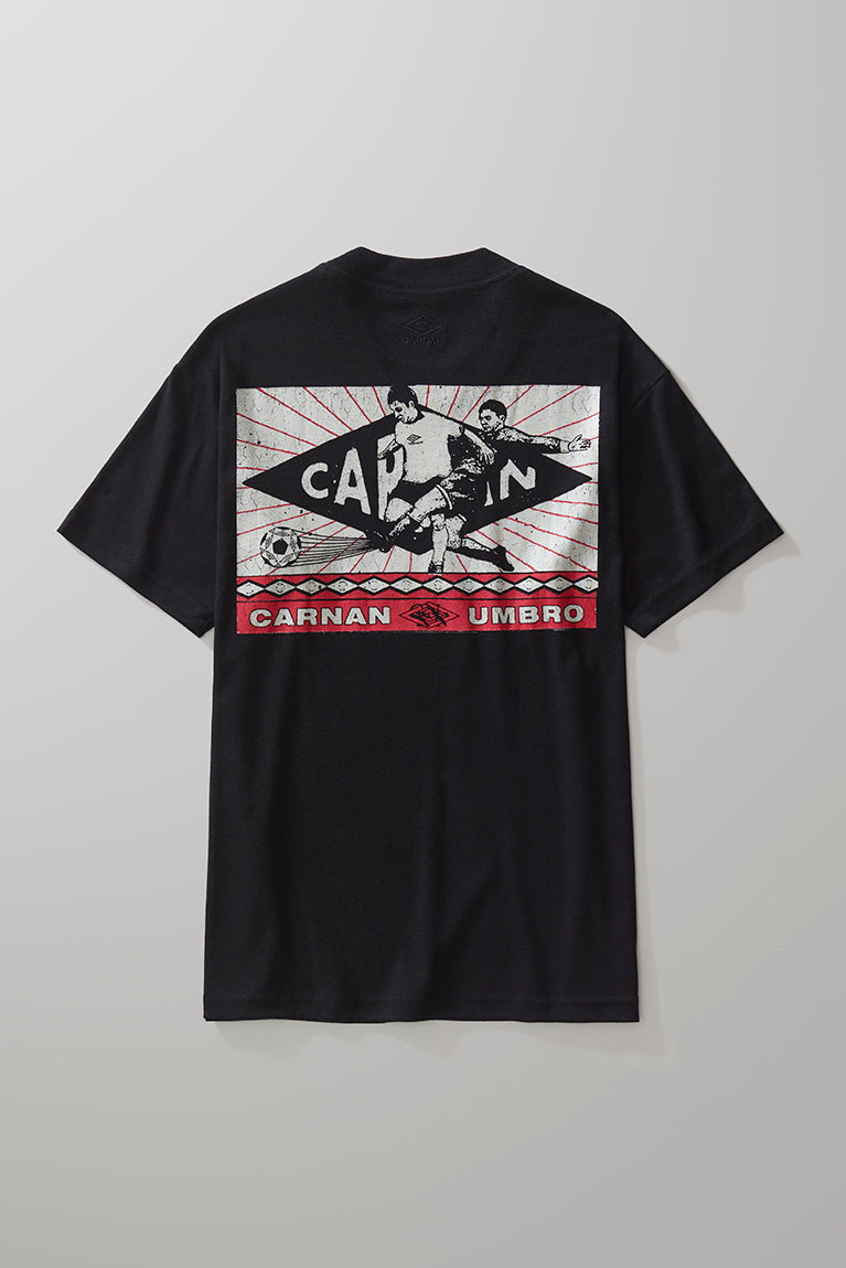 Carnan x Umbro Tackle T-Shirt - Black