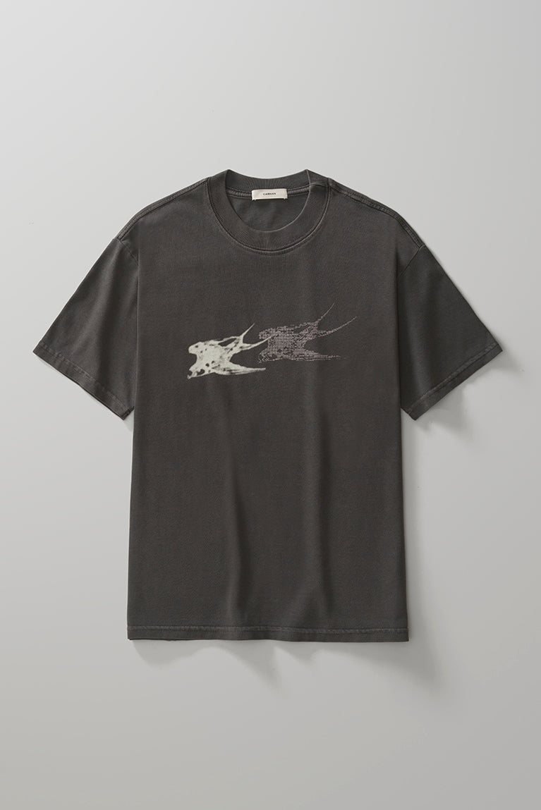 Swallow T-shirt - Stoned Black