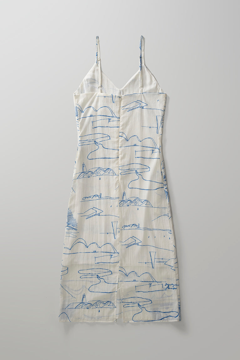 Sketches Slip Dress