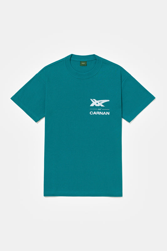 Carnan x Asics Roots Heavy T-shirt - Green