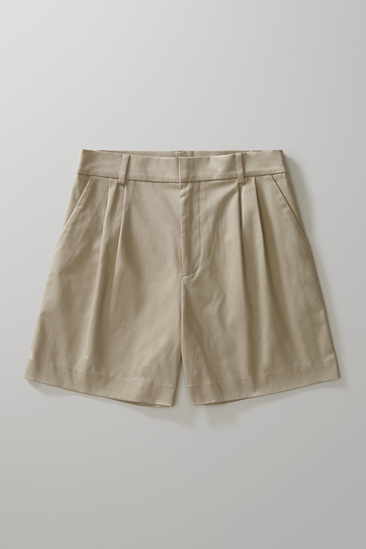 Standard Tailored Shorts - Beige