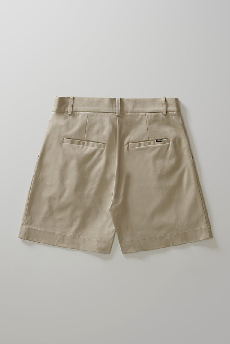 Standard Tailored Shorts - Beige