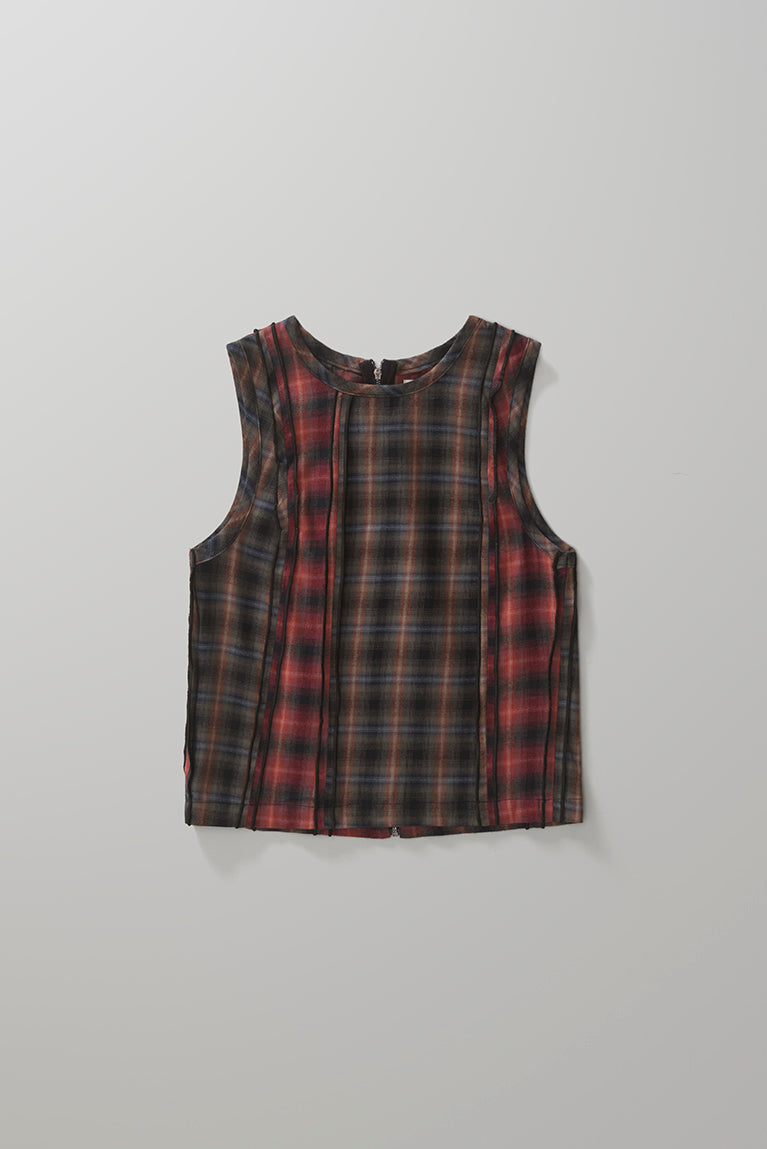 Plaid Mix Tank