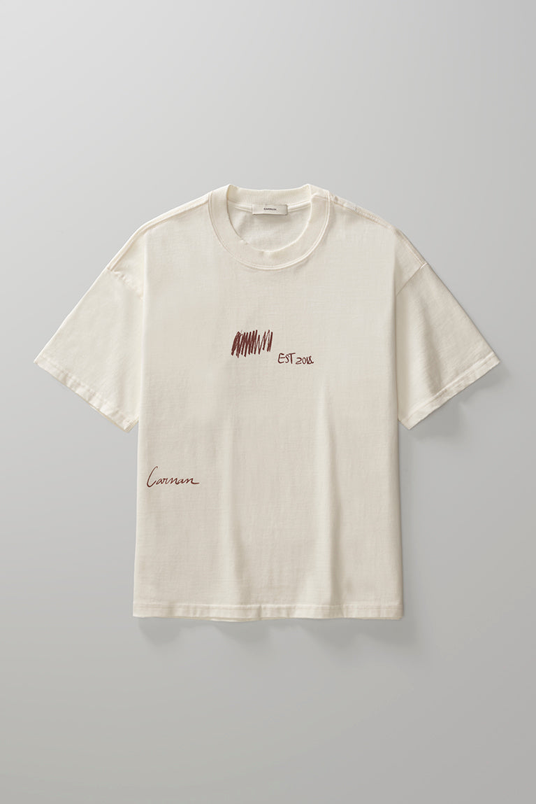 Barcode Boxy T-shirt - Off