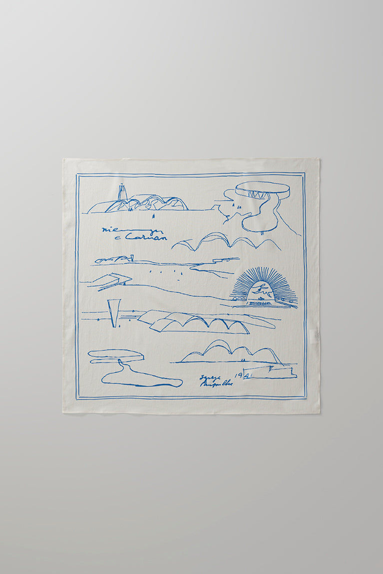 Sketches Scarf - Off
