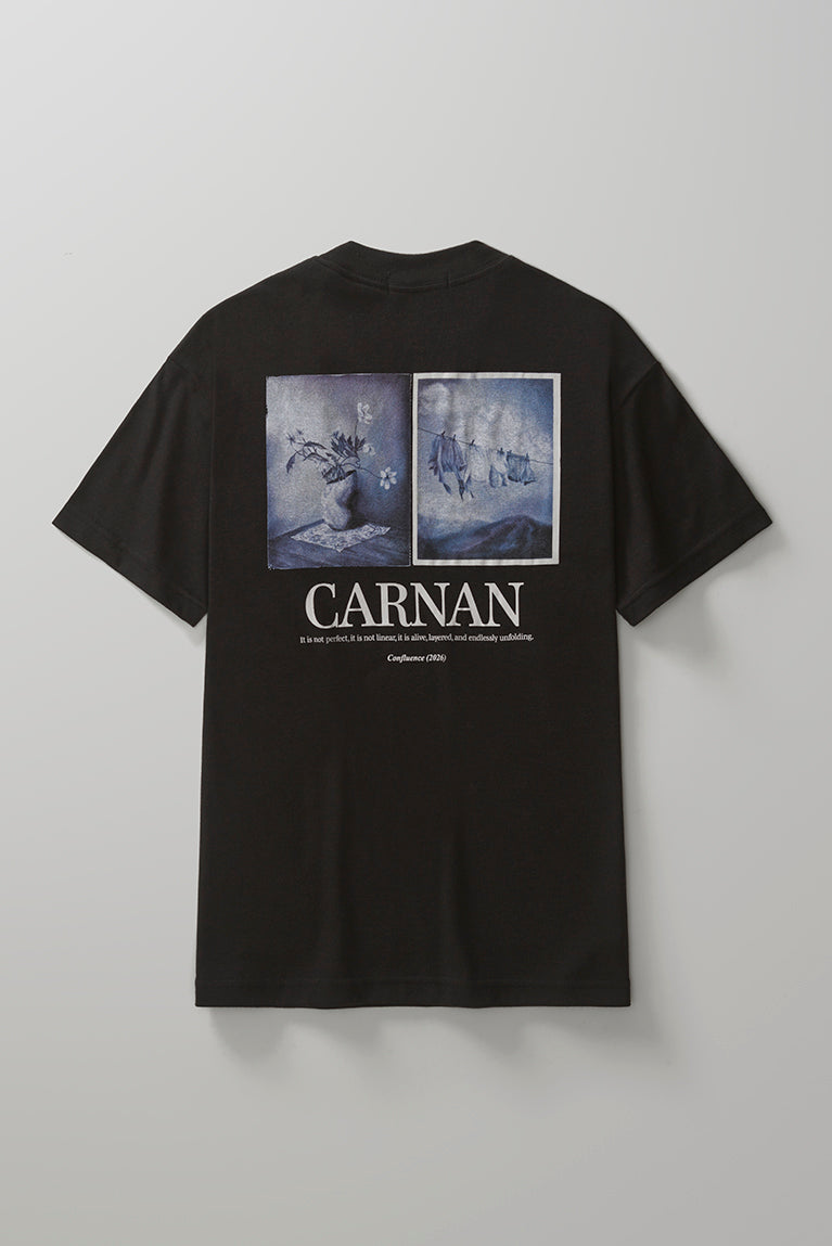 Portrait Heavy T-shirt - Black
