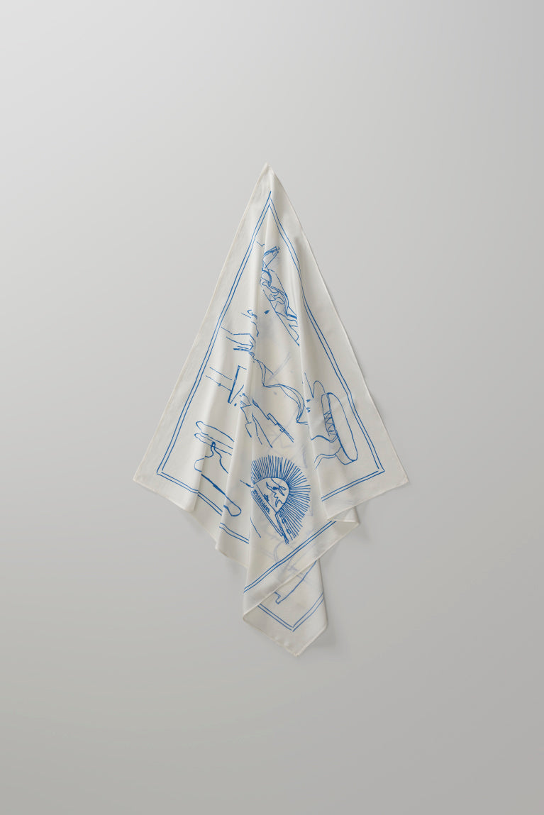 Sketches Scarf - Off - hover
