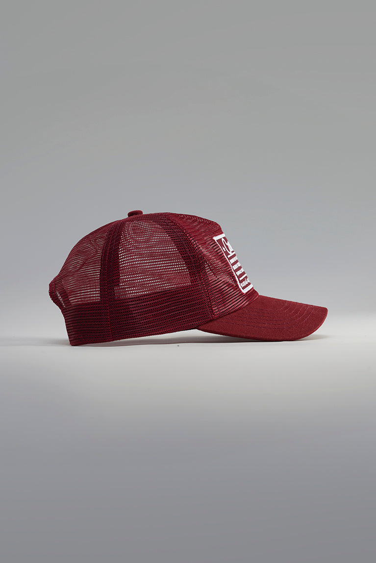 Horseshoe Hat - Burgundy