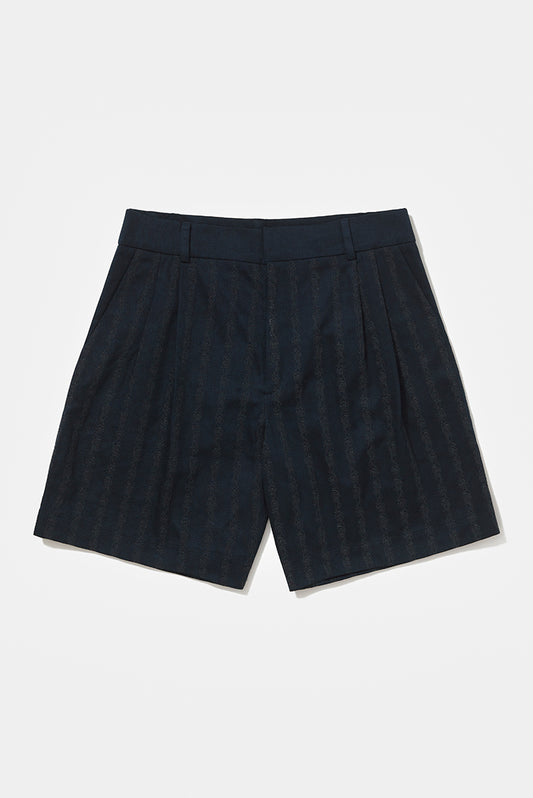 Carnan x CP Pinstrip Navy Shorts