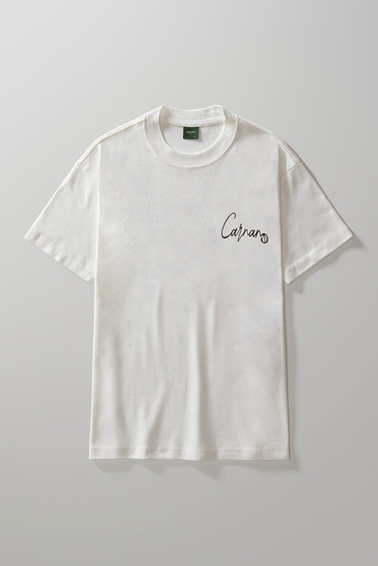 Heavy T-Shirt Cursive - Off