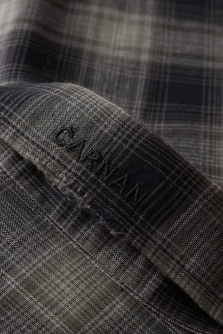 Plaid Distressed Shirt