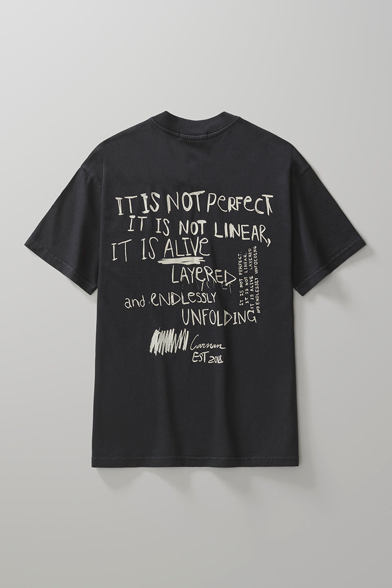 Unfolding T-shirt - Black