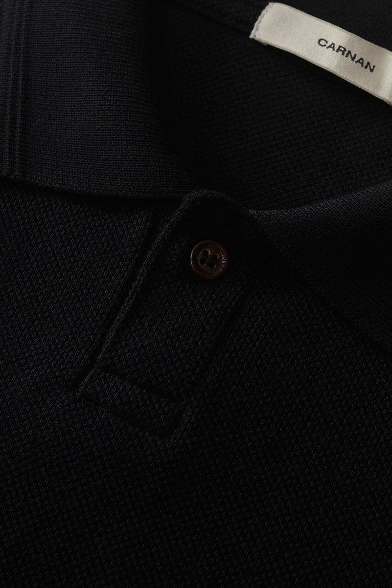 Standard Piquet Polo - Black