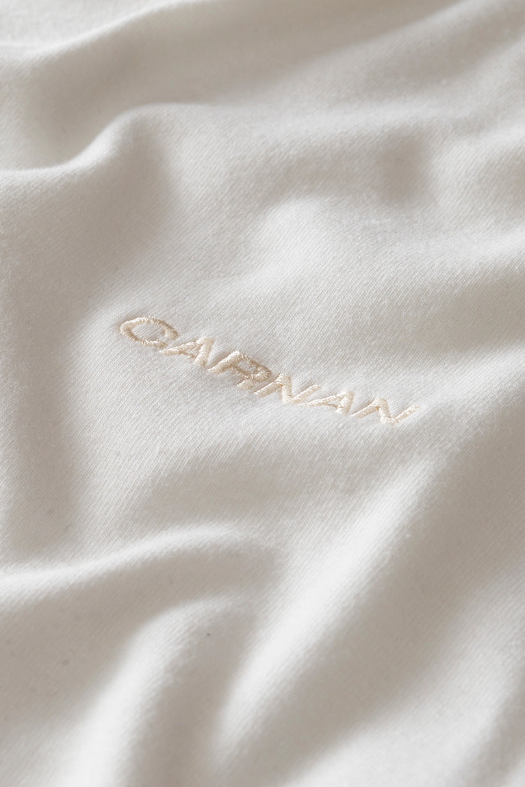 Heavy T-Shirt Embroided Logo - Off