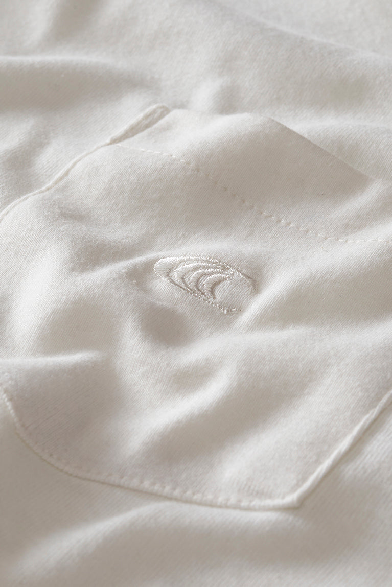Heavy T-shirt Embroided Boxy - Off