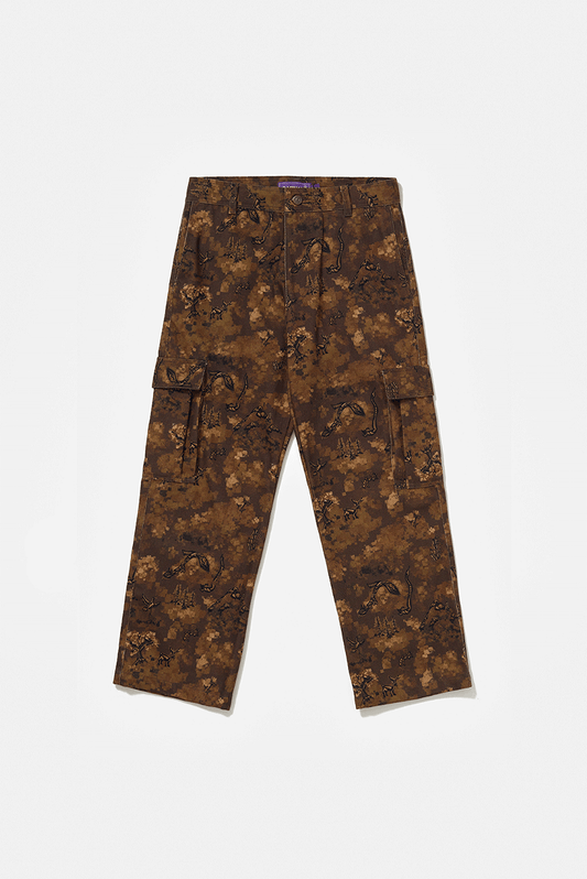 Carnan Brown Cargo Pants