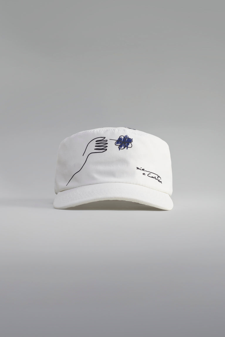 Pillbox Draw Hat - Ivory