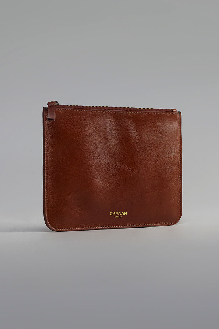 Clutch Bag - Brown - hover