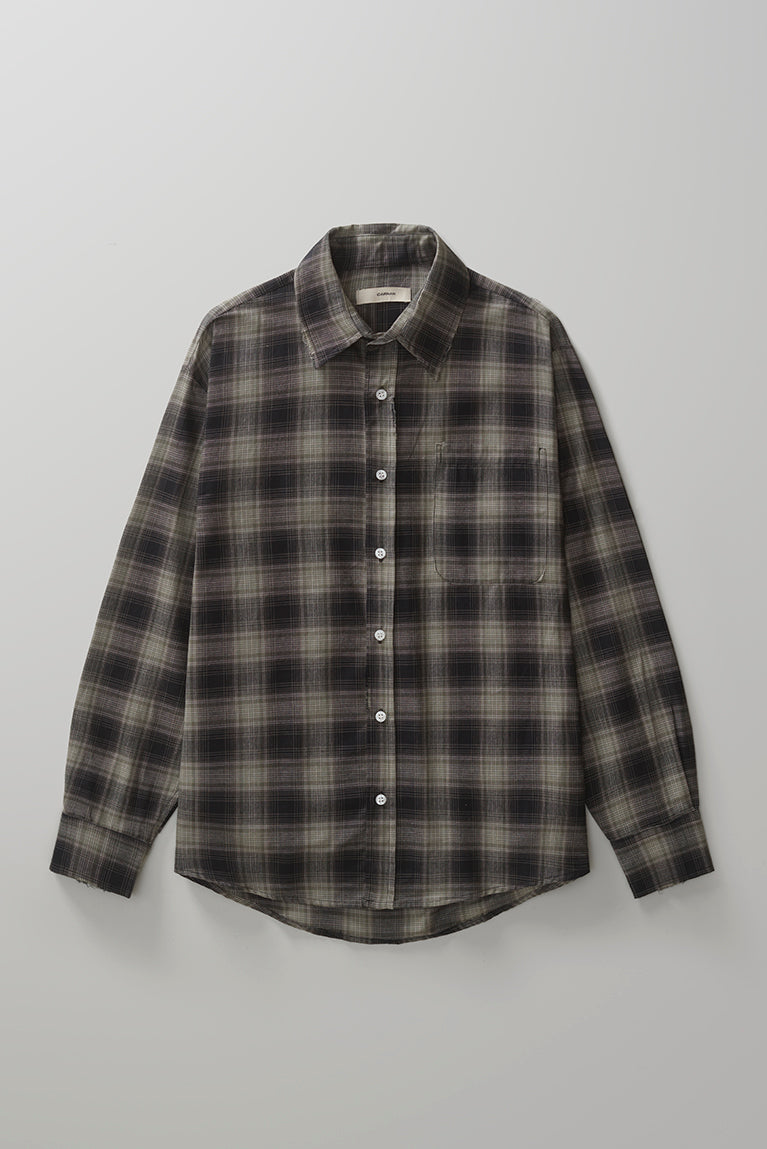 Plaid Distressed Shirt