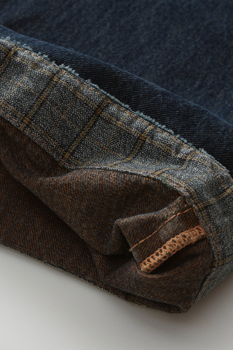 Patchwork Denim Pants
