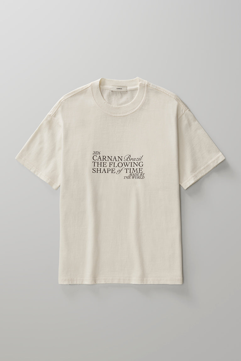 Title Boxy T-shirt - Off