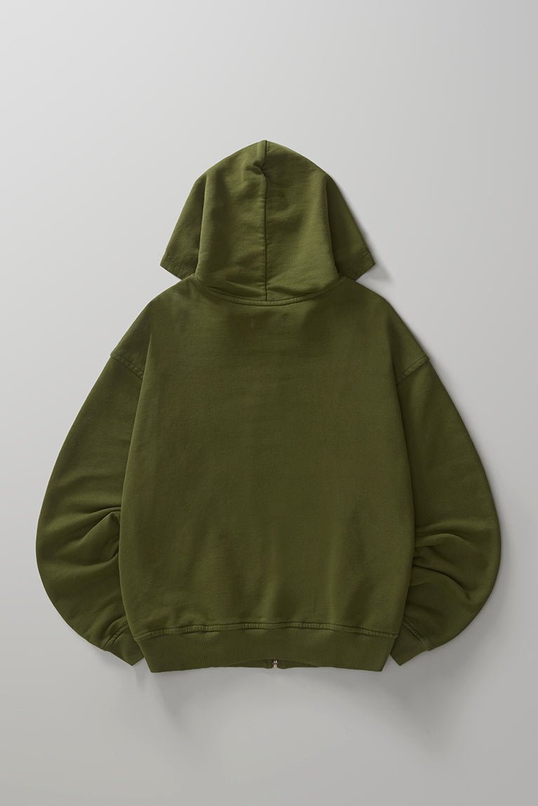 Washed Zip Hoodie