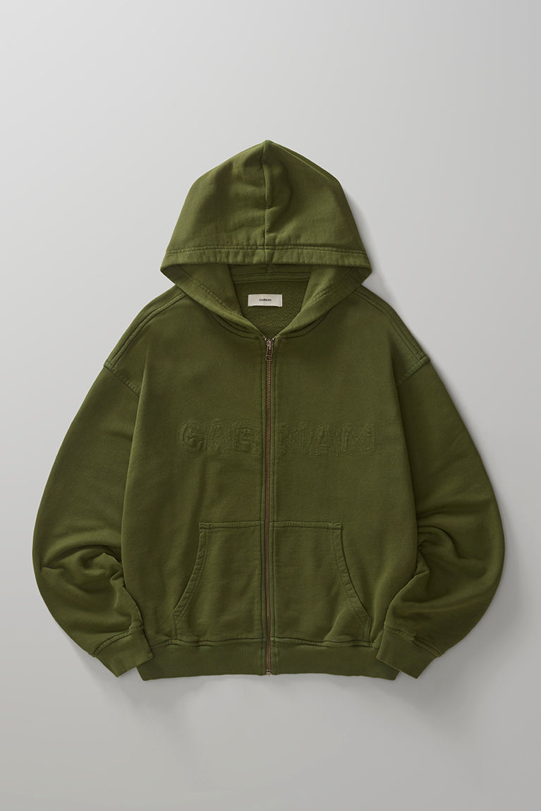 Washed Zip Hoodie
