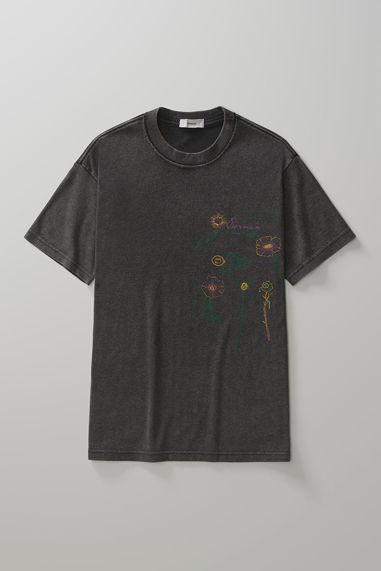 Ecosystem Heavy T-shirt - Washed Black