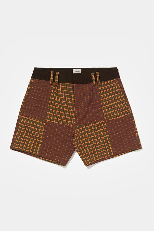 Jacquard Checkerboard Shorts